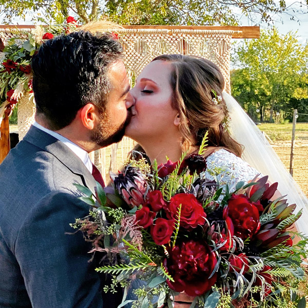 Texas Rock House Wedding Ceremony